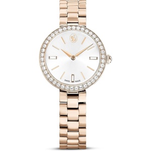 Swarovski Certa Crystal Watch, Swiss Made, Part of The Swiss Made Watches Collection(Champagne Tone)
