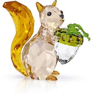 Swarovski Idyllia Baby Owl(Squirrel and Acorn)