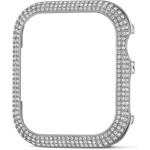 Swarovski Sparkling Smartwatch Case Compatible with Apple Watch Series 4 and 5, 40mm, Rose-Gold Tone(Silver tone)