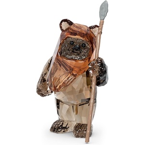 Swarovski Star Wars The Mandalorian Grogu Ornament, Multicolored Crystals, Hanging Decoration, Part of the Swarovski Star Wars Collection(Ewok)