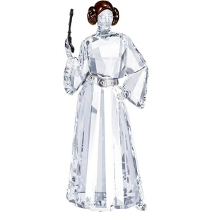 Swarovski Star Wars The Mandalorian Grogu Ornament, Multicolored Crystals, Hanging Decoration, Part of the Swarovski Star Wars Collection(Princess Leia)