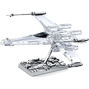 Swarovski Star Wars The Mandalorian Grogu Ornament, Multicolored Crystals, Hanging Decoration, Part of the Swarovski Star Wars Collection(X-wing Starfighter)