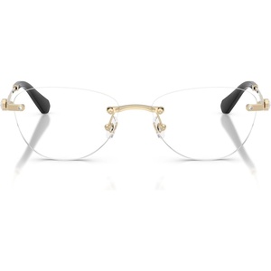 Swarovski Women’s Sk1035d Oval Prescription Eyewear Frames(Pale Gold/Demo Lens)