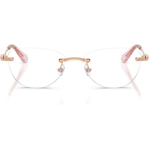 Swarovski Women’s Sk1035d Oval Prescription Eyewear Frames(Rose Gold/Demo Lens)