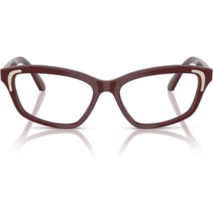 Swarovski Women’s Sk2034 Square Prescription Eyewear Frames(Blue/Demo Lens)