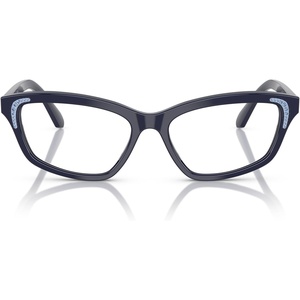 Swarovski Women’s Sk2034 Square Prescription Eyewear Frames(Havana Medio/Demo Lens)