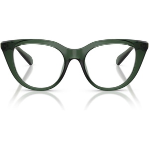 Swarovski Women’s Sk2052 Cat Eye Prescription Eyewear Frames(Transparent Green/Demo Lens)