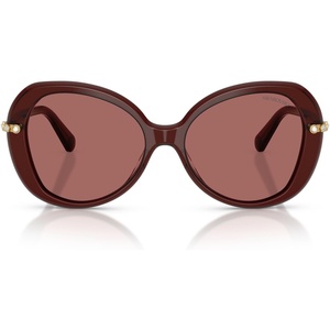 Swarovski Women’s Sk6059(Transparent Burgundy/Dark Violet)