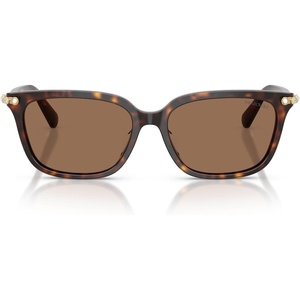 Swarovski Women’s Sk6064d Low Bridge Fit(Havana/Dark Brown)