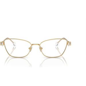 Swarovski womens Sk1006 Square Prescription Eyewear Frames(Gold/Demo Lens)