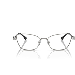 Swarovski womens Sk1006 Square Prescription Eyewear Frames(Gunmetal/Demo Lens)