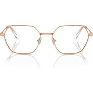 Swarovski womens Sk1011 Hexagonal Prescription Eyewear Frames(Rose Gold/Demo Lens)