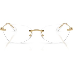 Swarovski womens Sk1031 Hexagonal Prescription Eyewear Frames(Gold/Demo Lens)