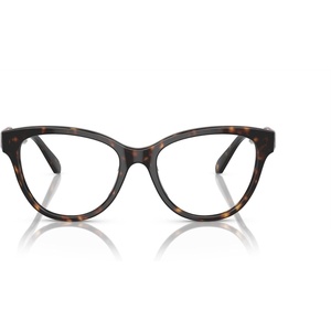 Swarovski womens Sk2004 Round Prescription Eyewear Frames(Dark Havana/Demo Lens)