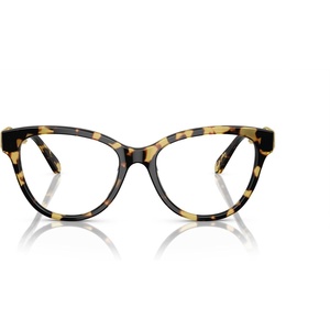 Swarovski womens Sk2004 Round Prescription Eyewear Frames(Light Havana/Demo Lens)