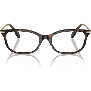 Swarovski womens Sk2017 Rectangular Prescription Eyewear Frames(Dark Havana/Demo Lens)
