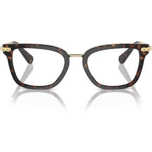 Swarovski womens Sk2018 Square Prescription Eyewear Frames(Dark Havana/Demo Lens)