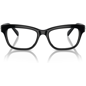 Swarovski womens Sk2022 Square Prescription Eyewear Frames(Black/Demo Lens)