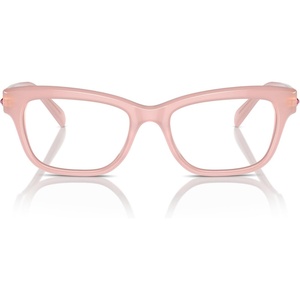 Swarovski womens Sk2022 Square Prescription Eyewear Frames(Opal Rose/Demo Lens)