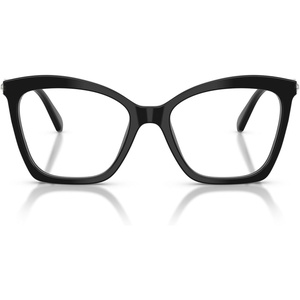 Swarovski womens Sk2053 Cat Eye Prescription Eyewear Frames(Black/Demo Lens)