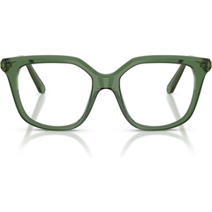 Swarovski womens Sk2059 Square Prescription Eyewear Frames(Transparent Green/Demo Lens)