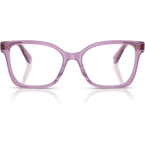 Swarovski womens Sk2061 Square Prescription Eyewear Frames(Transparent Amethyst/Demo Lens)