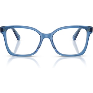 Swarovski womens Sk2061 Square Prescription Eyewear Frames(Transparent Blue/Demo Lens)