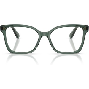 Swarovski womens Sk2061 Square Prescription Eyewear Frames(Transparent Green/Demo Lens)