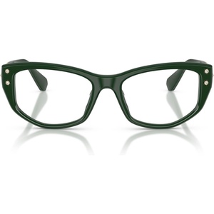 Swarovski womens Sk2062u Universal Fit Square Prescription Eyewear Frames(Dark Green/Demo Lens)