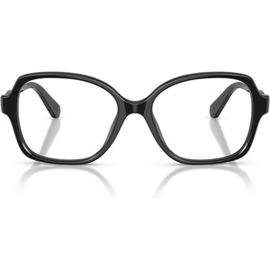 Swarovski womens Sk2063 Square Prescription Eyewear Frames(Black/Demo Lens)