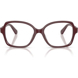 Swarovski womens Sk2063 Square Prescription Eyewear Frames(Burgundy/Demo Lens)