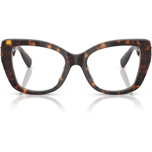 Swarovski womens Sk2066u Universal Fit Butterfly Prescription Eyewear Frames(Havana/Silver/Demo Lens)