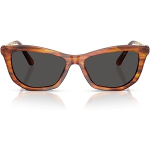 Swarovski womens Sk6057(Striped Havana/Dark Grey)