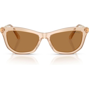 Swarovski womens Sk6057(Transparent Beige/Bronze)