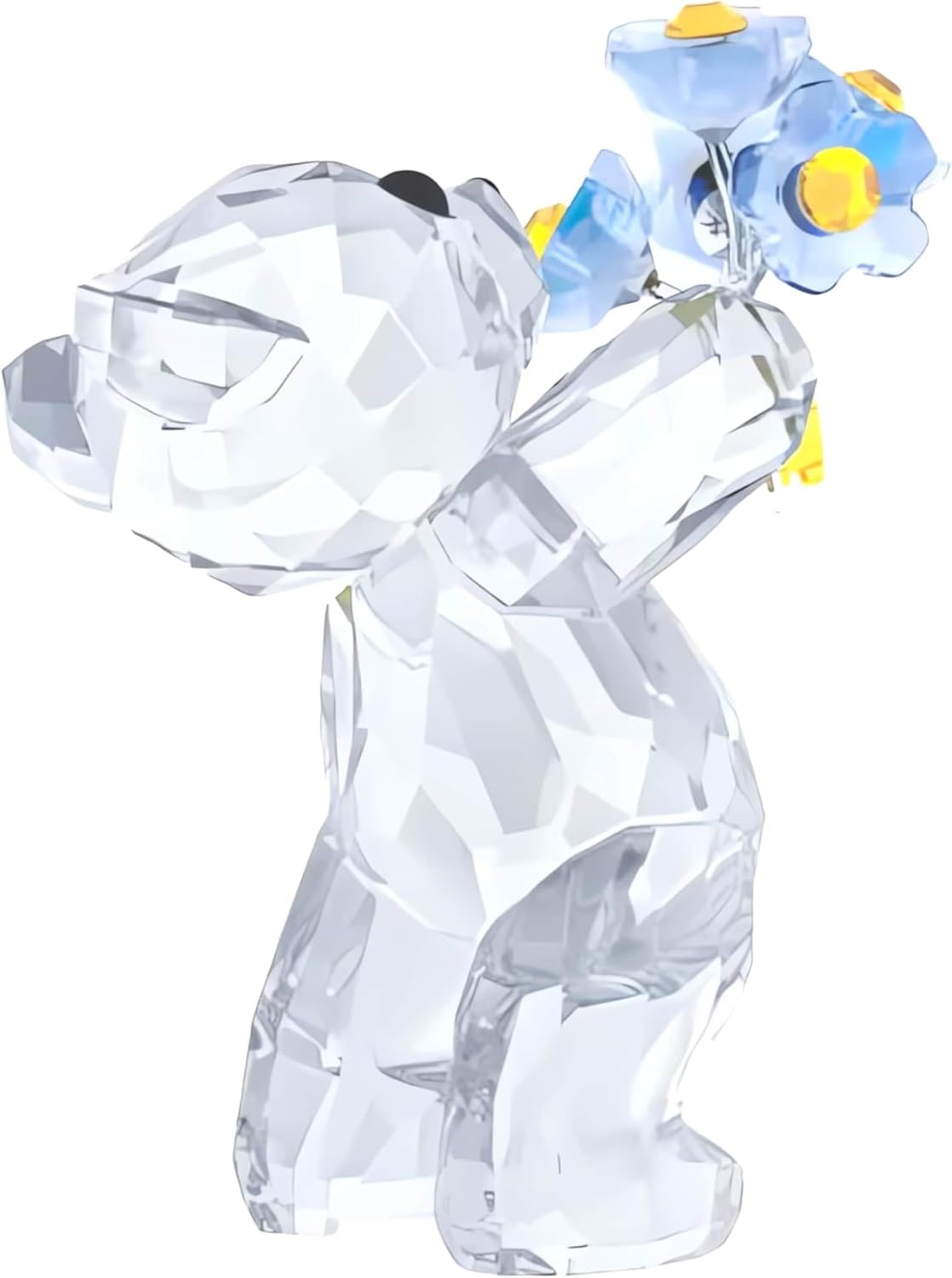 image:imageSWAROVSKI Kris Bears Forget Me Not Clear Swarovski Crystal with Blue and Yellow Accents Part of the Swarovski Kris Bears Collection5427993