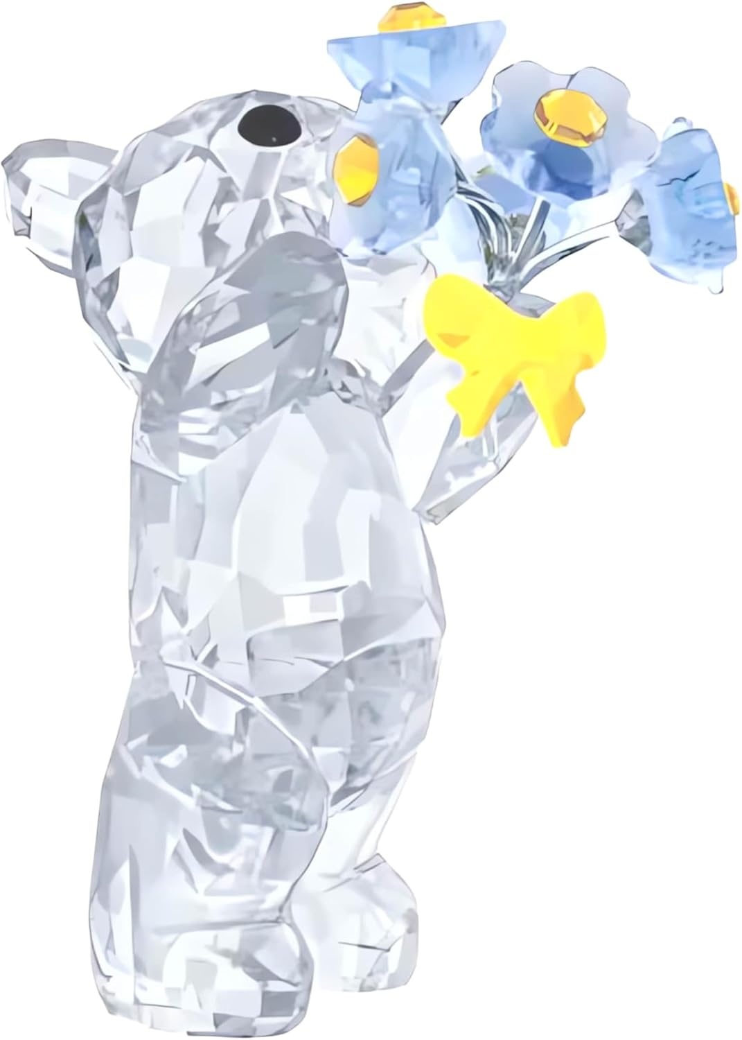 image:imageSWAROVSKI Kris Bears Forget Me Not Clear Swarovski Crystal with Blue and Yellow Accents Part of the Swarovski Kris Bears Collection5427993