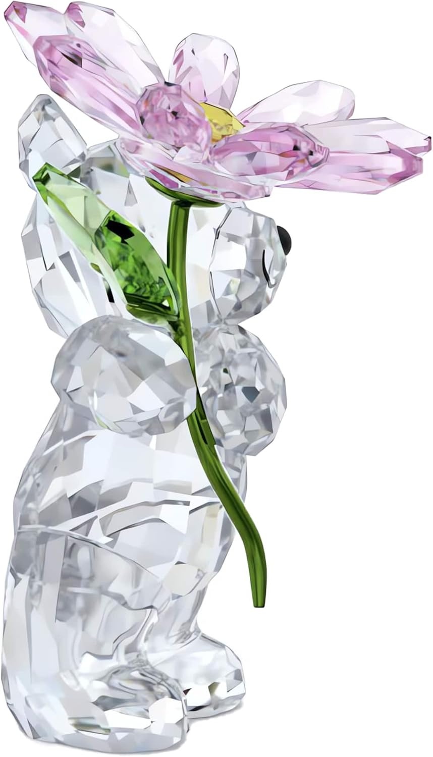 image:imageSWAROVSKI Kris Bears Forget Me Not Clear Swarovski Crystal with Blue and Yellow Accents Part of the Swarovski Kris Bears CollectionKris Bear A Daisy for You