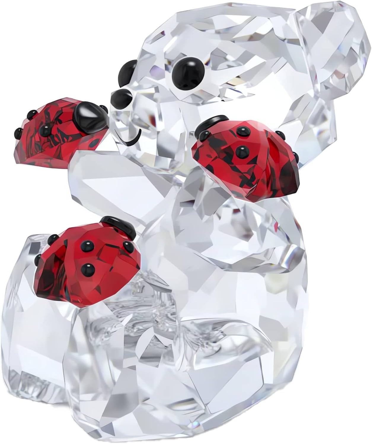 image:imageSWAROVSKI Kris Bears Forget Me Not Clear Swarovski Crystal with Blue and Yellow Accents Part of the Swarovski Kris Bears CollectionModern