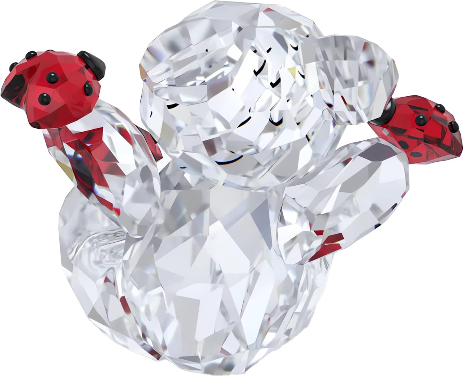image:imageSWAROVSKI Kris Bears Forget Me Not Clear Swarovski Crystal with Blue and Yellow Accents Part of the Swarovski Kris Bears CollectionModern