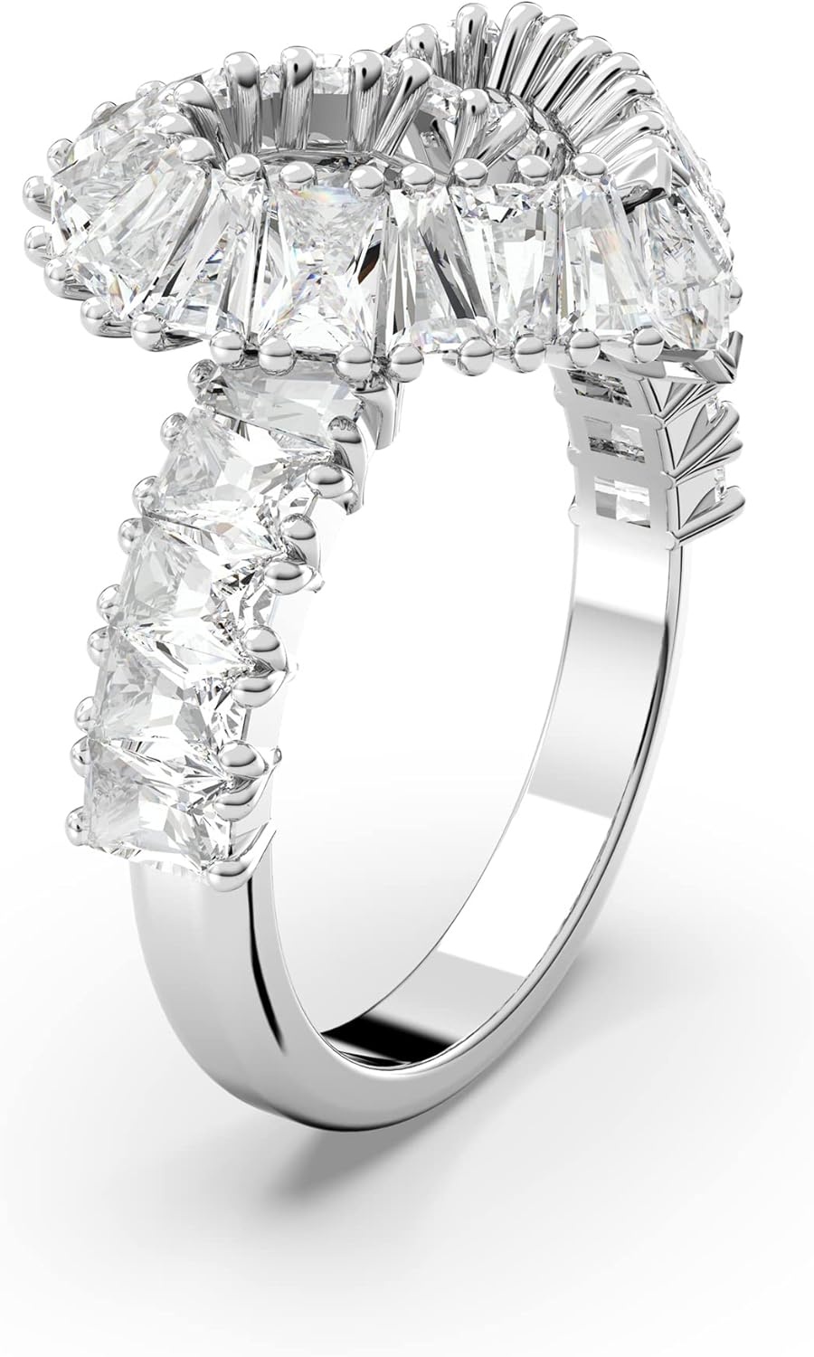 image:imageSWAROVSKI Matrix cocktail ring Mixed cuts Heart White Rhodium FinishEU 50 US 475