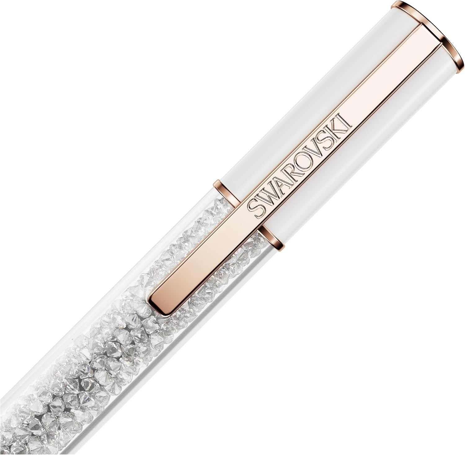 image:imageSwarovksi Crystalline Lustre ballpoint pen Pink Goldtone platedWhite