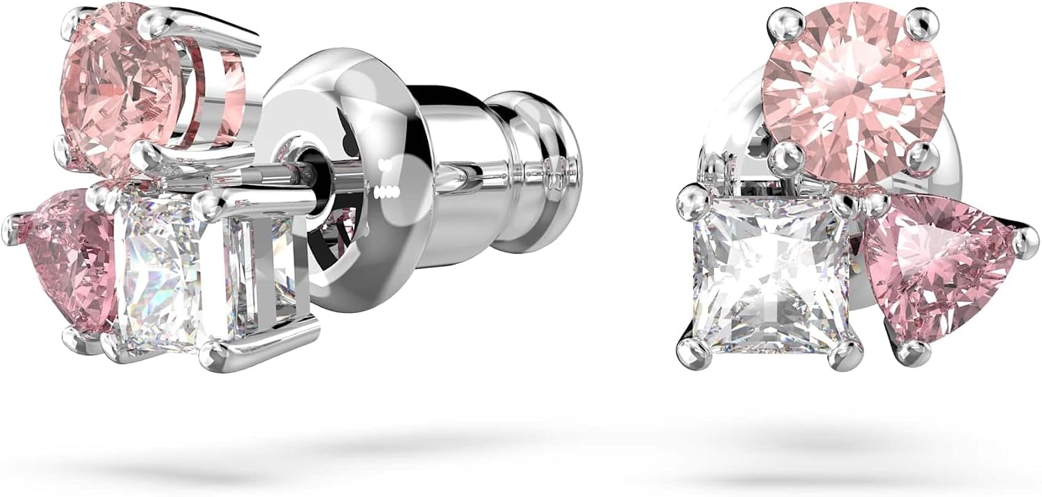 image:imageSwarovski Attract Crystal Necklace and Earrings Jewelry CollectionPierced Earrings Rhodium Tone