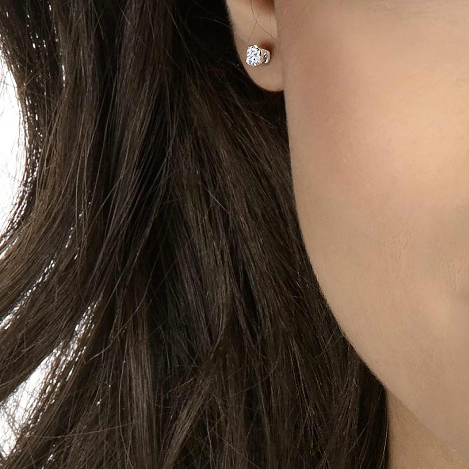 image:imageSwarovski Attract Earrings Jewelry Collection Clear CrystalsRound Rhodium