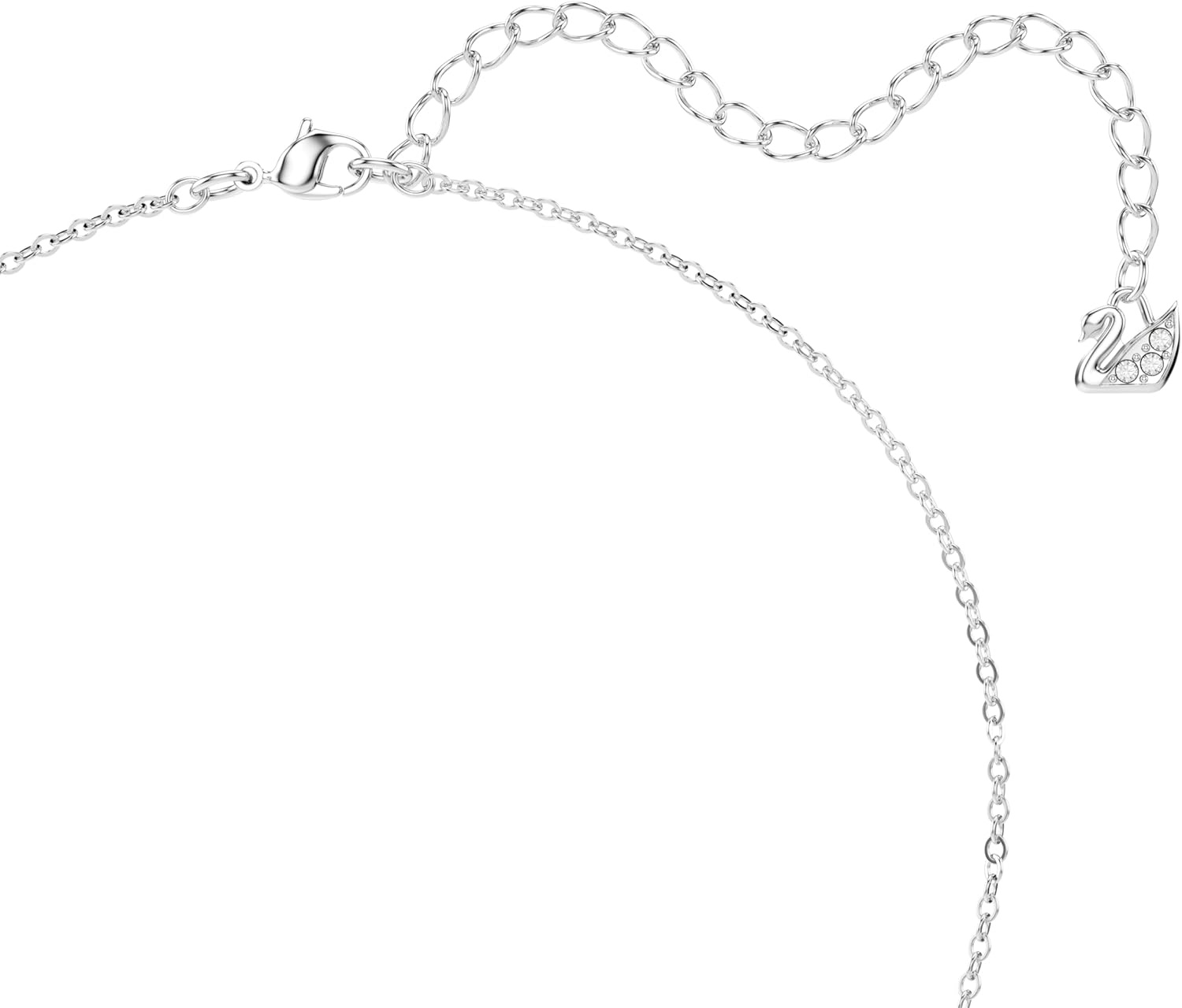 image:imageSwarovski Birthstone Pendant Necklace Collection SquareCut Stone and Crystals Rhodium FinishBlue Crystal