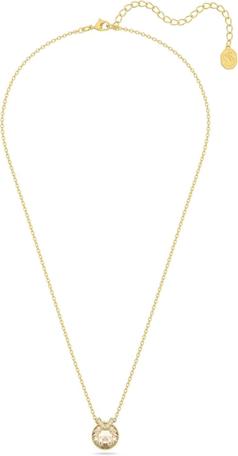image:imageSwarovski Birthstone Pendant Necklace Collection SquareCut Stone and Crystals Rhodium FinishGold Tone