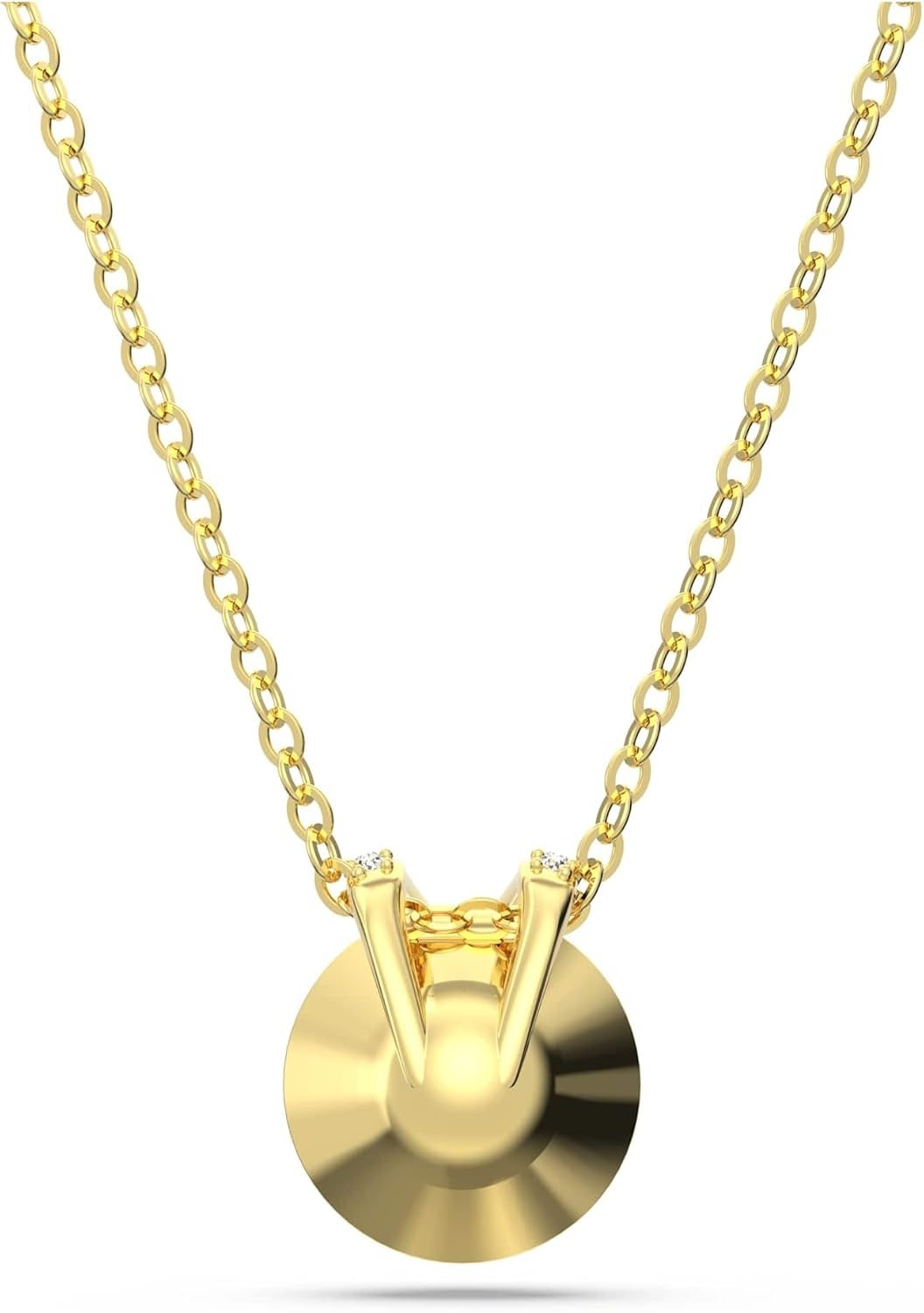 image:imageSwarovski Birthstone Pendant Necklace Collection SquareCut Stone and Crystals Rhodium FinishGold Tone