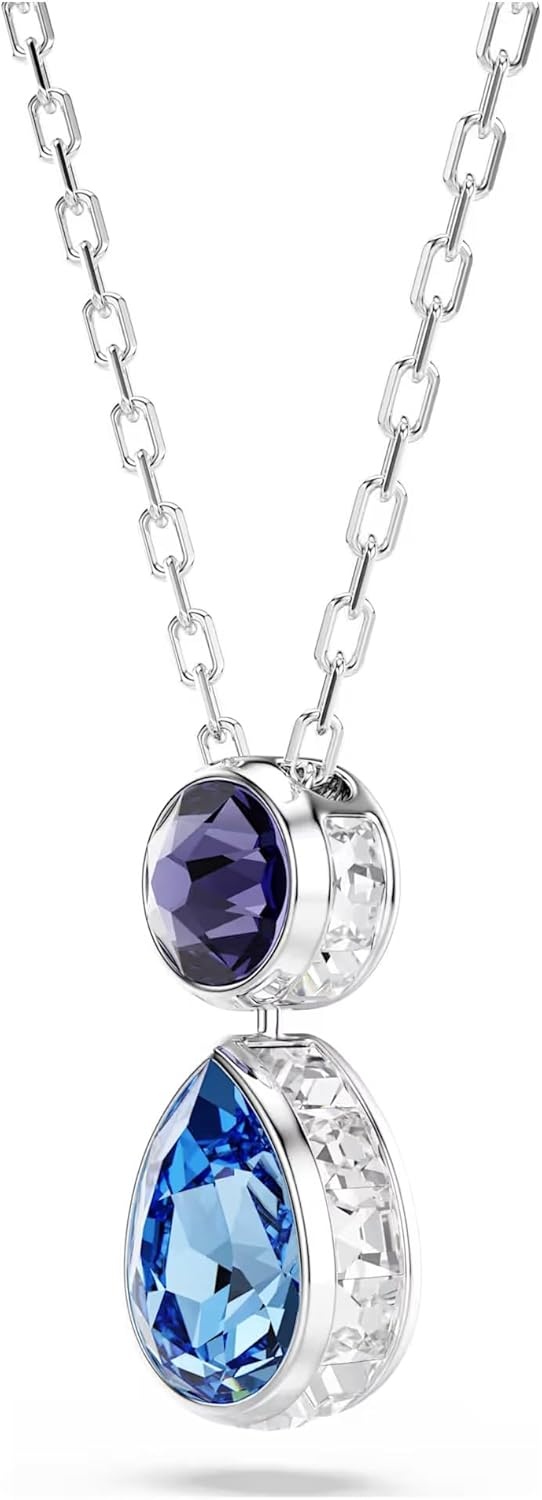 image:imageSwarovski Chroma pendant Mixed cuts Multicolored Rhodium plated