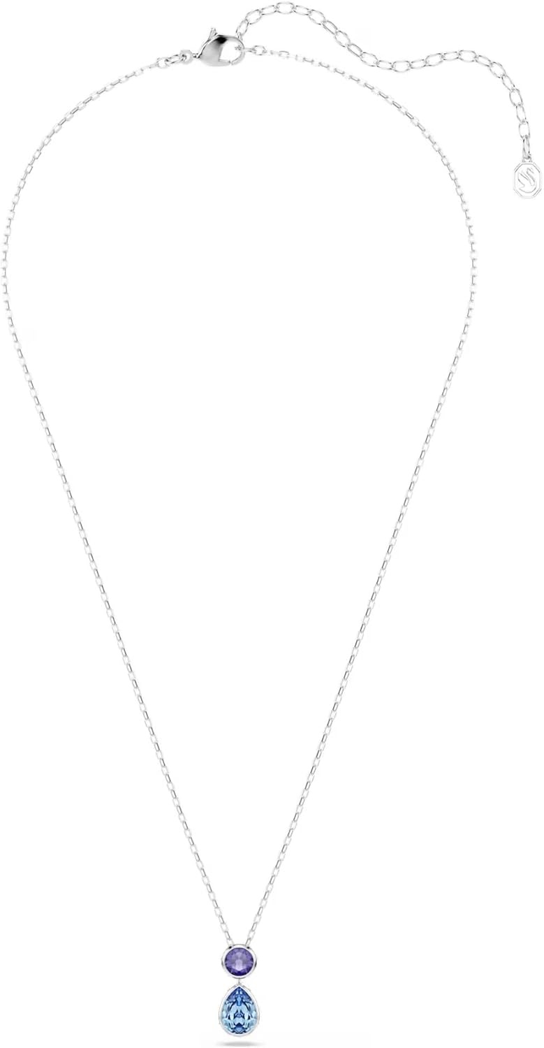 image:imageSwarovski Chroma pendant Mixed cuts Multicolored Rhodium plated
