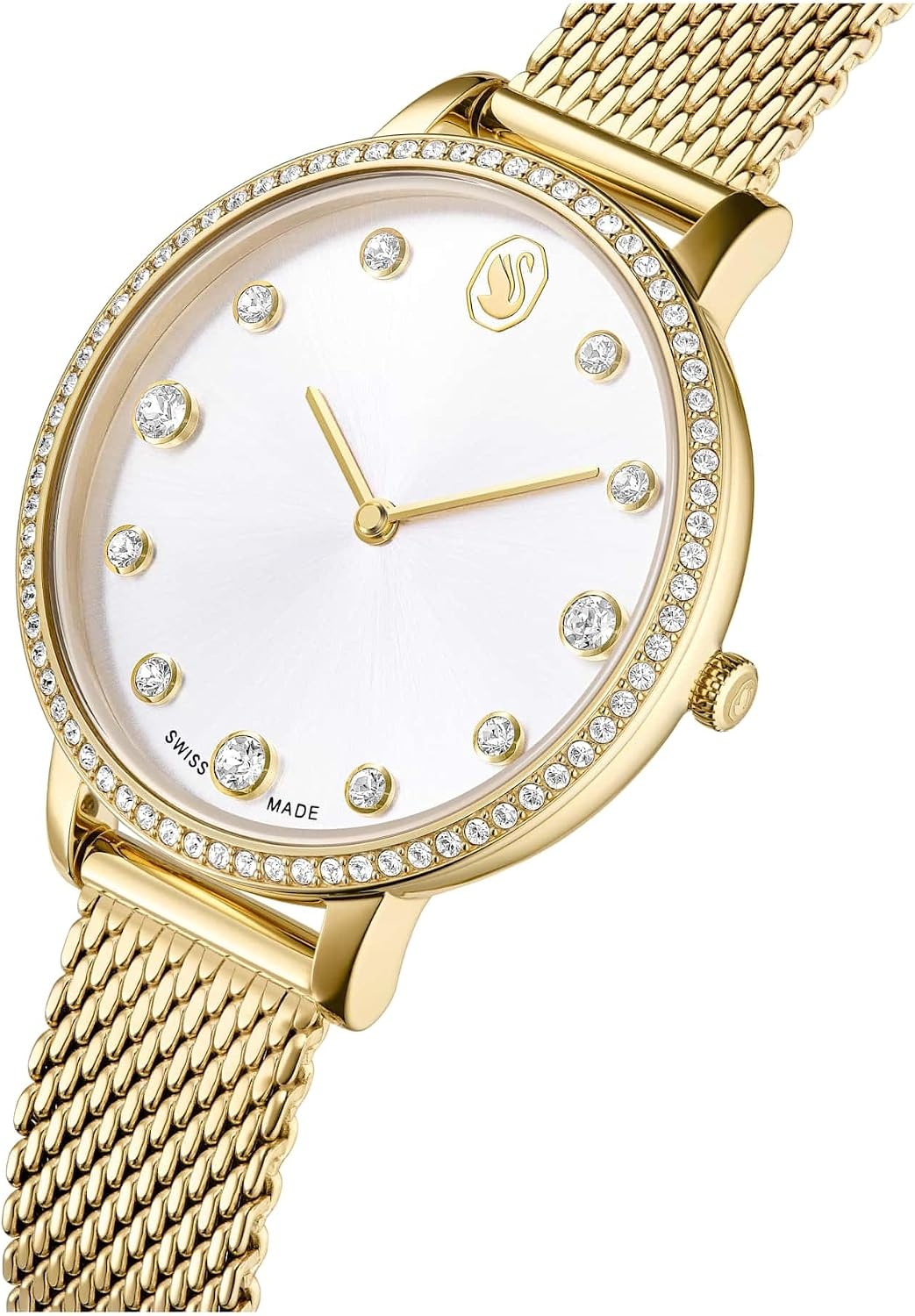 image:imageSwarovski Clarica Watch Swiss Made Metal Bracelet Gold Tone GoldTone Finish