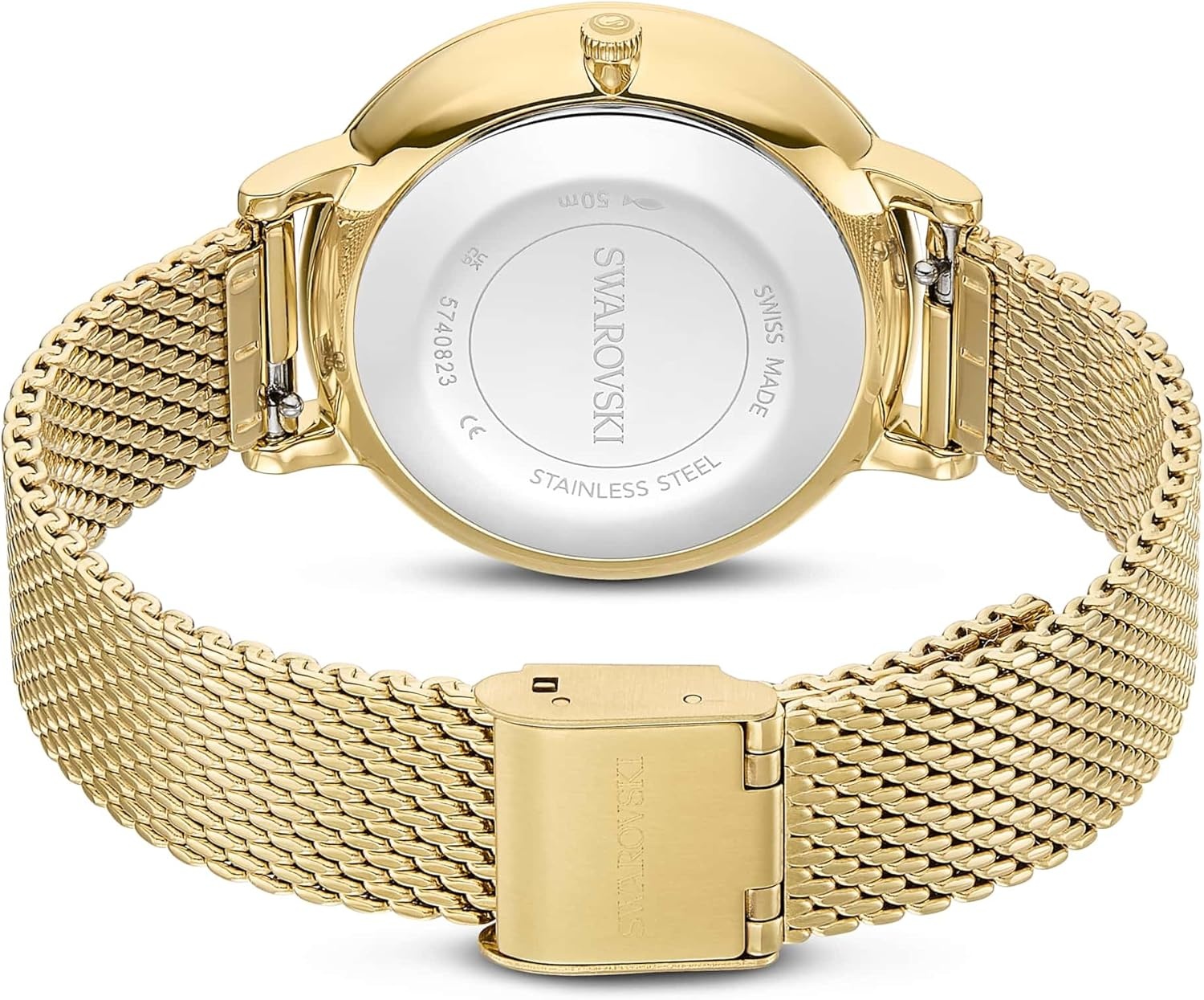 image:imageSwarovski Clarica Watch Swiss Made Metal Bracelet Gold Tone GoldTone Finish